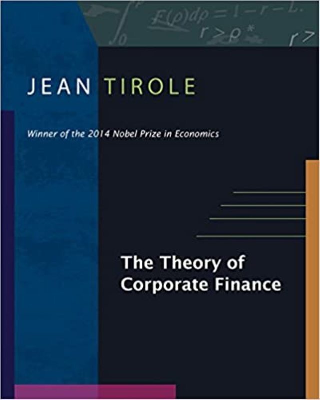 Book cover for "The Theory of Corporate Finance" by Jean Tirole