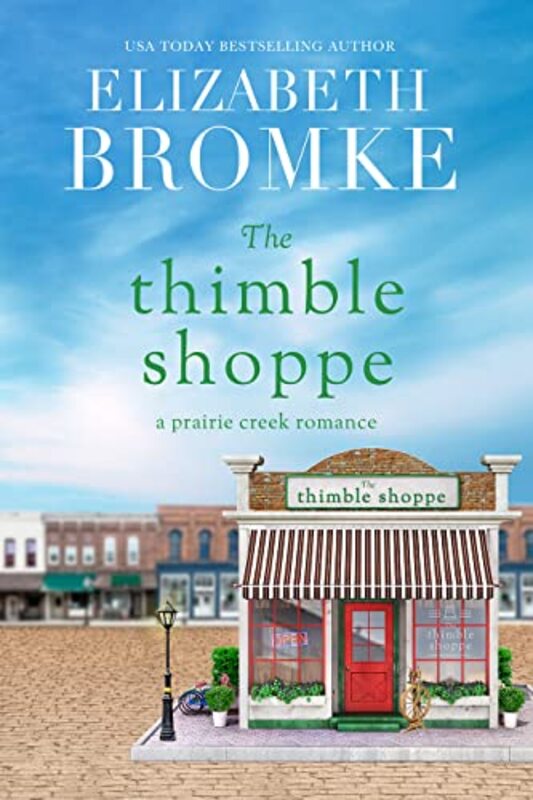 Book cover for "The Thimble Shoppe" by Elizabeth Bromke