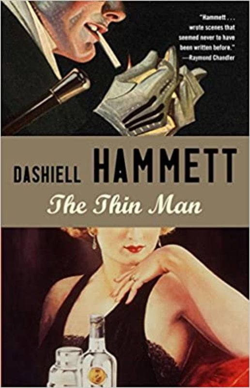 Book cover for "The Thin Man" by Dashiell Hammett