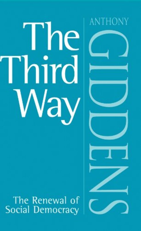 Book cover for "The Third Way: The Renewal of Social Democracy" by Anthony Giddens
