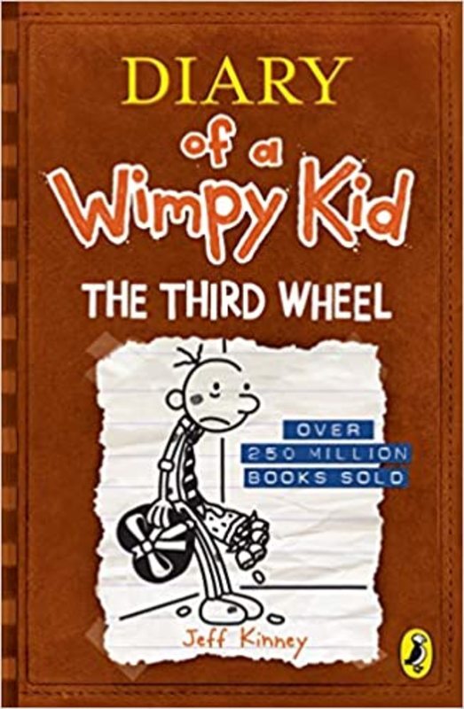 Book cover for "The Third Wheel" by Jeff Kinney