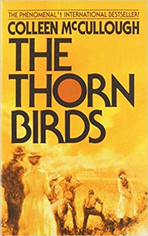 Book cover for "The Thorn Birds" by Colleen McCullough