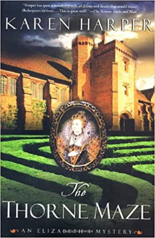Book cover for "The Thorne Maze" by Karen Harper