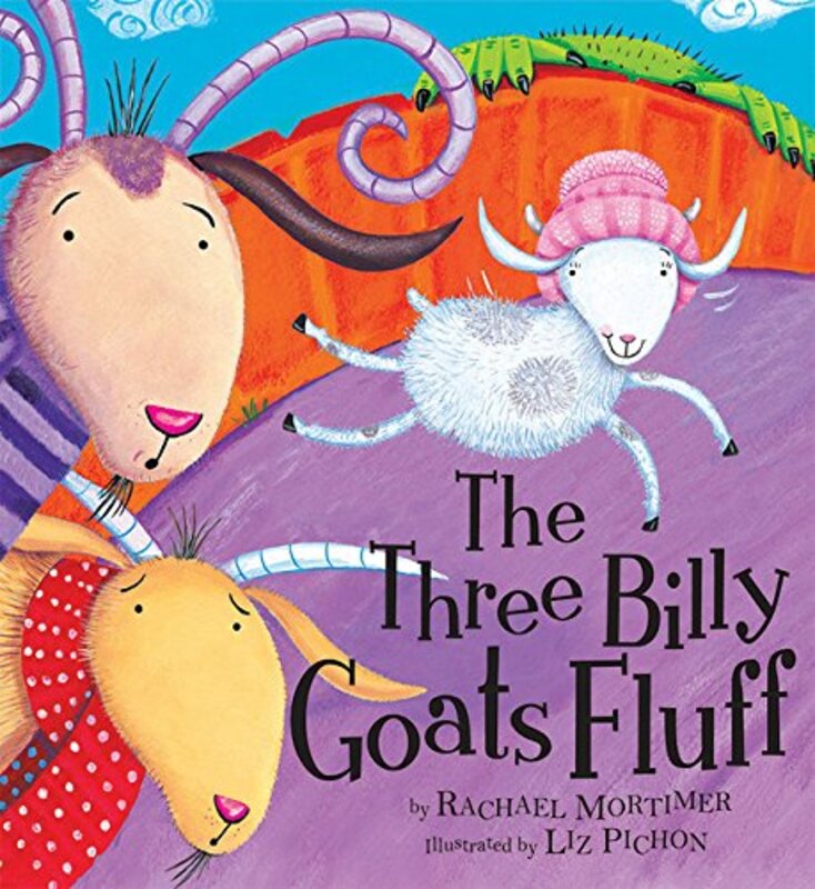 Book cover for "The Three Billy Goats Fluff" by Liz Pichon