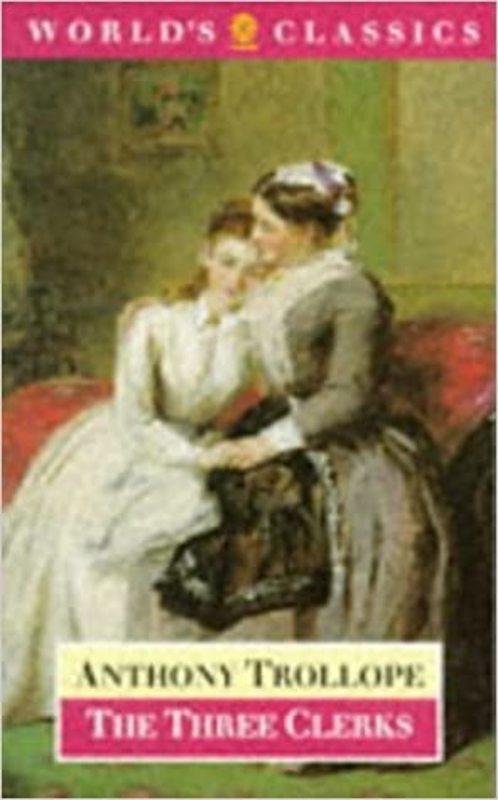 Book cover for "The Three Clerks" by Anthony Trollope