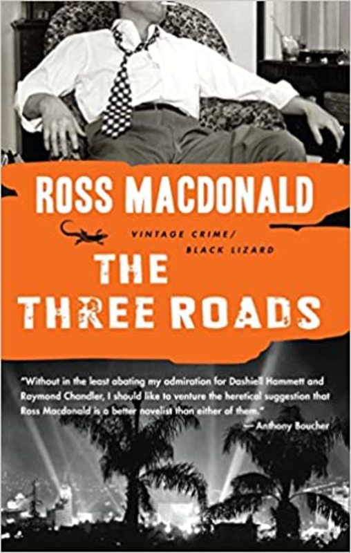 Book cover for "The Three Roads" by Ross Macdonald