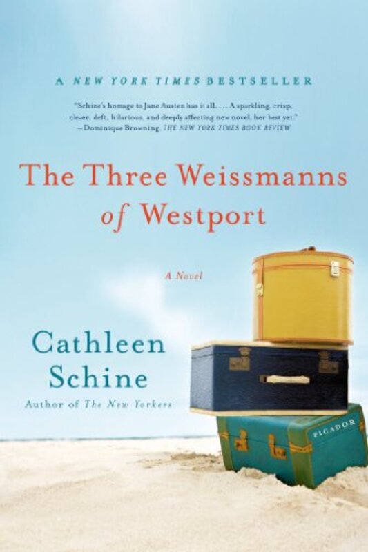 Book cover for "The Three Weissmanns of Westport" by Cathleen Schine