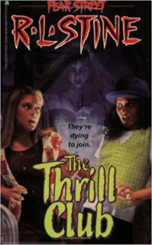 Book cover for "The Thrill Club" by R.L. Stine