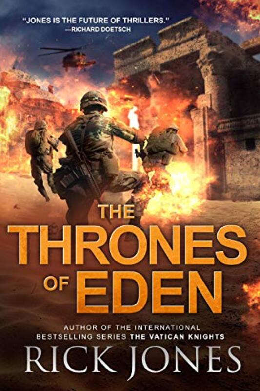 Book cover for "The Thrones of Eden" by Rick Jones