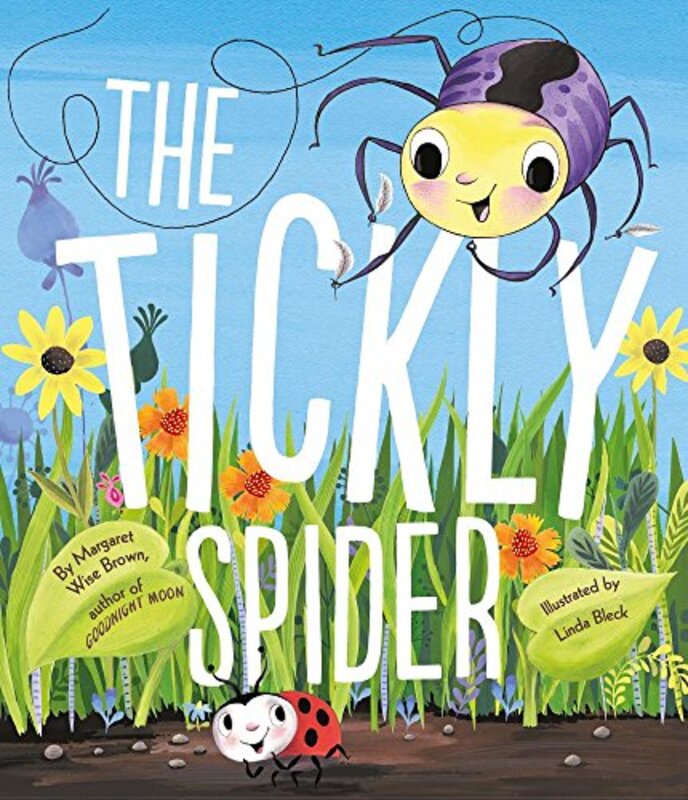 Book cover for "The Tickly Spider" by Margaret Wise Brown