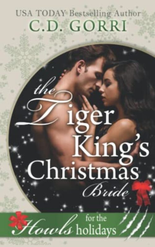 Book cover for "The Tiger King’s Christmas Bride" by CD Gorri