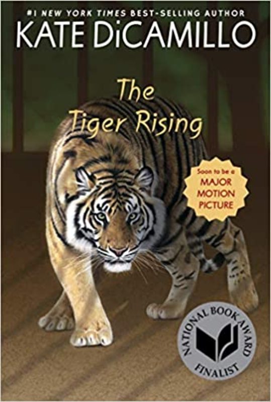 Book cover for "The Tiger Rising" by Kate DiCamillo