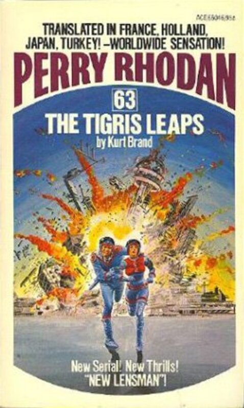 Book cover for "The Tigris Leaps" by Kurt Brand
