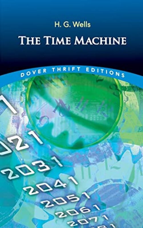 Book cover for "The Time Machine" by HG Wells
