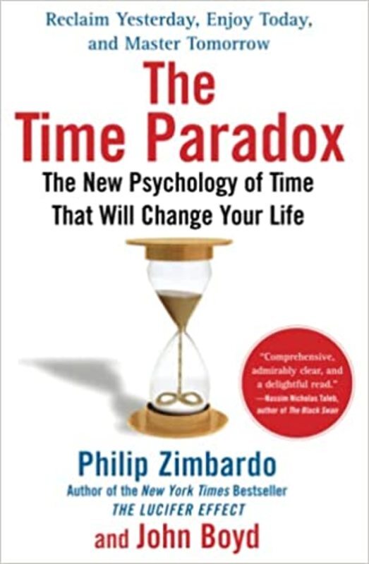 Book cover for "The Time Paradox" by Dr. Philip Zimbardo