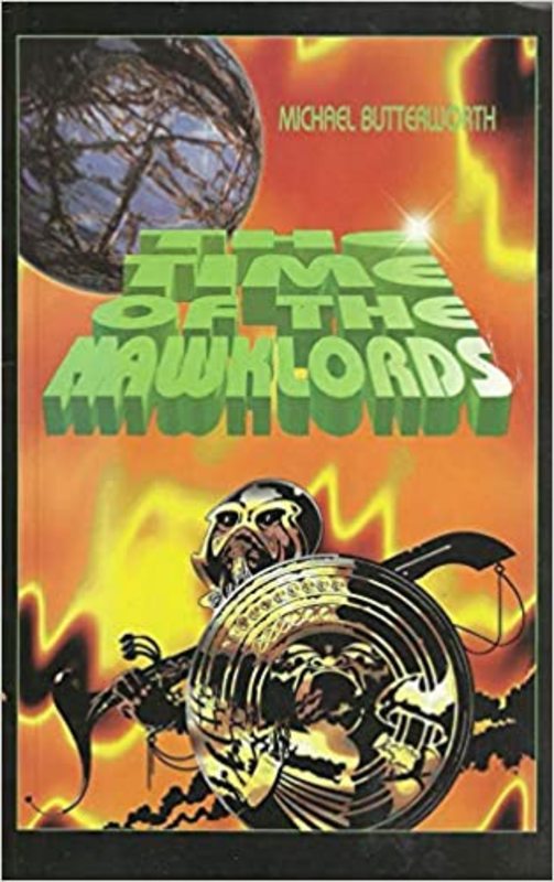 Book cover for "The Time of the Hawklords" by Michael Moorcock