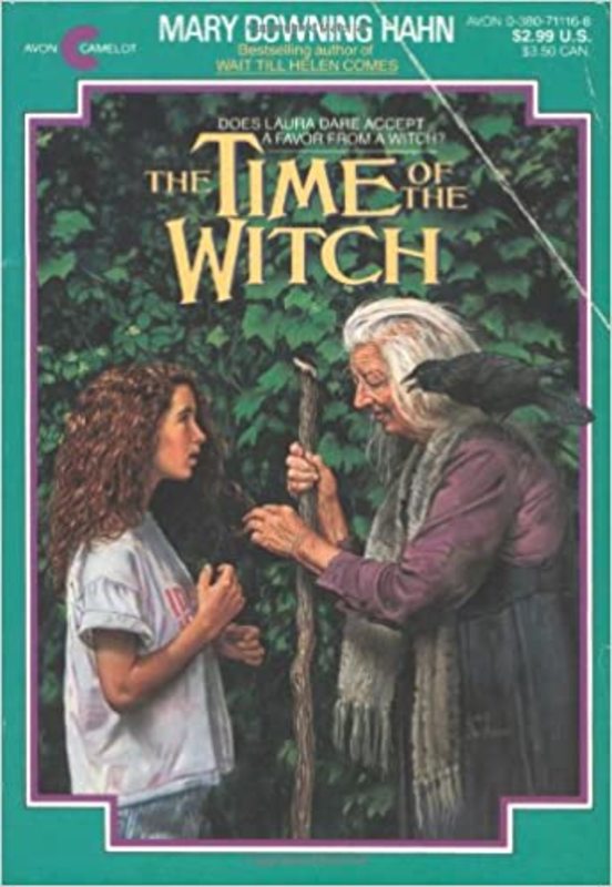 Book cover for "The Time of the Witch" by Mary Downing Hahn
