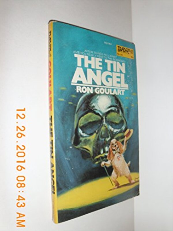 Book cover for "The Tin Angel" by Ron Goulart