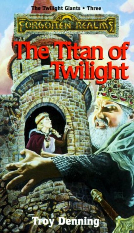 Book cover for "The Titan of Twilight" by Troy Denning