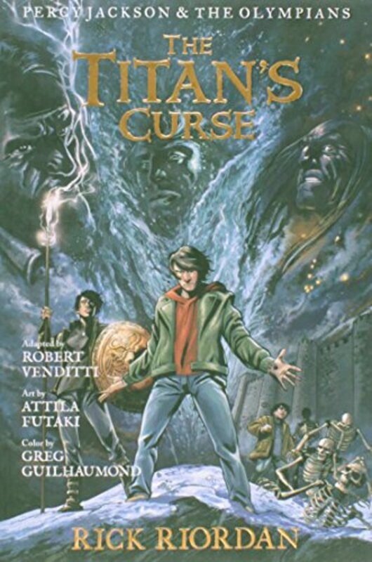 Book cover for "The Titan's Curse"