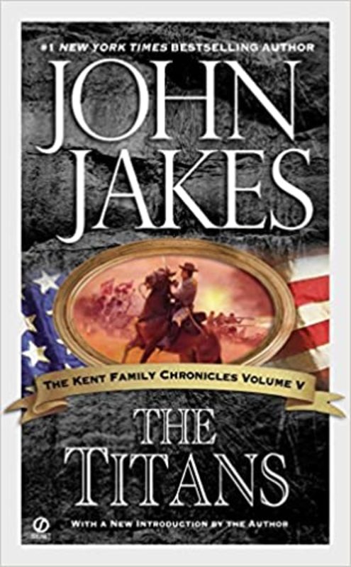 Book cover for "The Titans" by John Jakes
