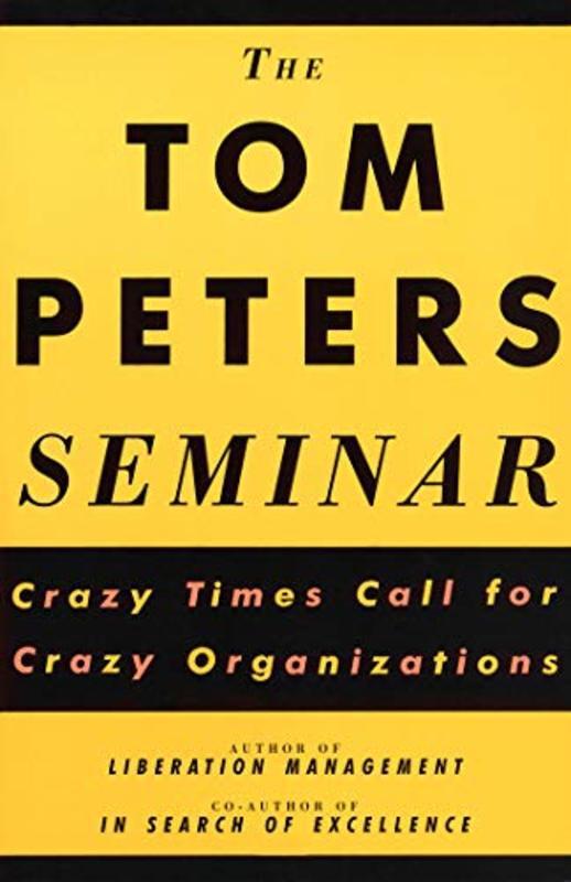 Book cover for "The Tom Peters Seminar"