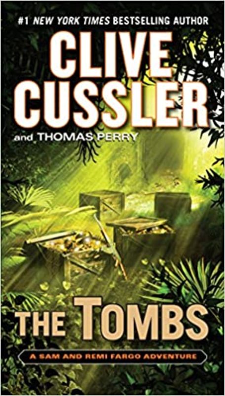 Book cover for "The Tombs" by Clive Cussler