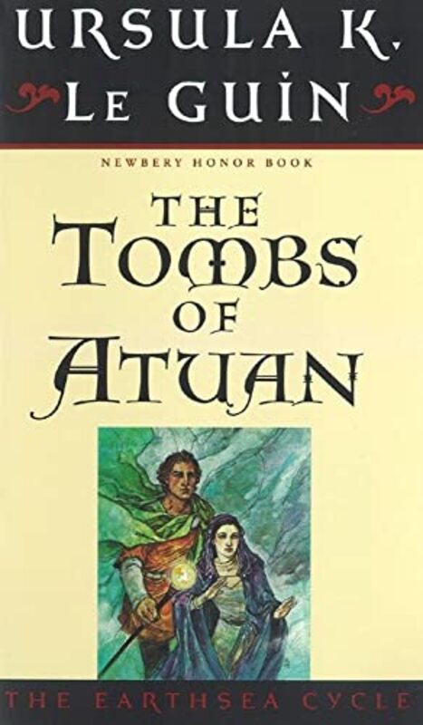 Book cover for "The Tombs of Atuan" by Ursula K Le Guin