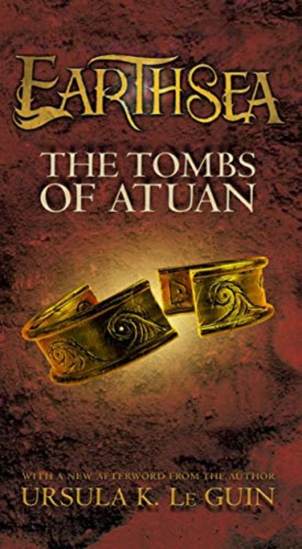 Book cover for "The Tombs of Atuan" by Ursula K. Le Guin