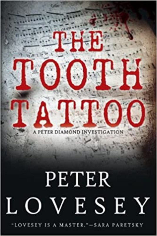 Book cover for "The Tooth Tattoo" by Peter Lovesey