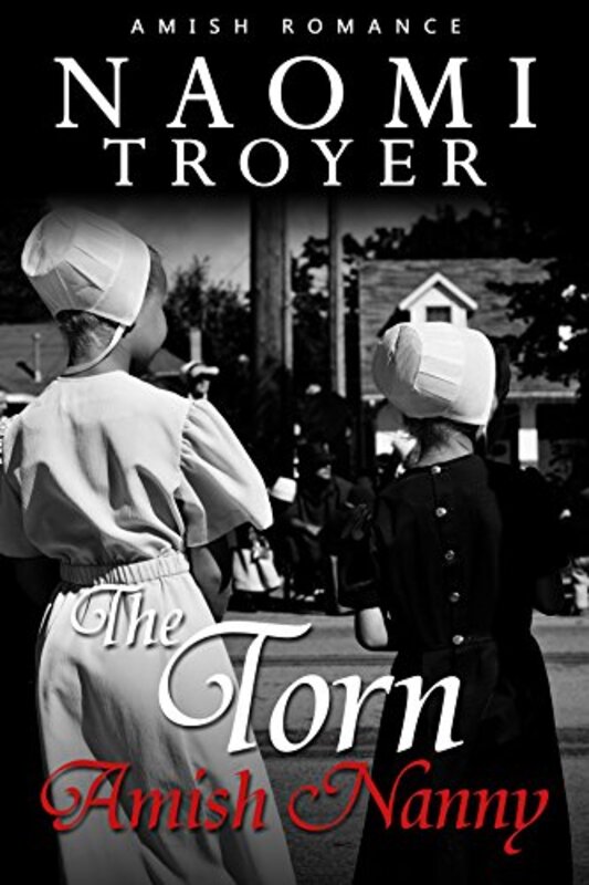 Book cover for "The Torn Amish Nanny" by Naomi Troyer