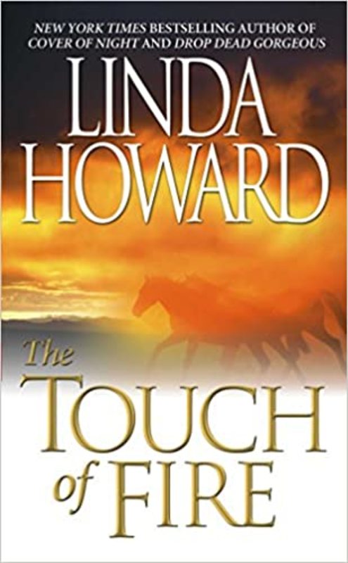 Book cover for "The Touch of Fire" by Linda Howard