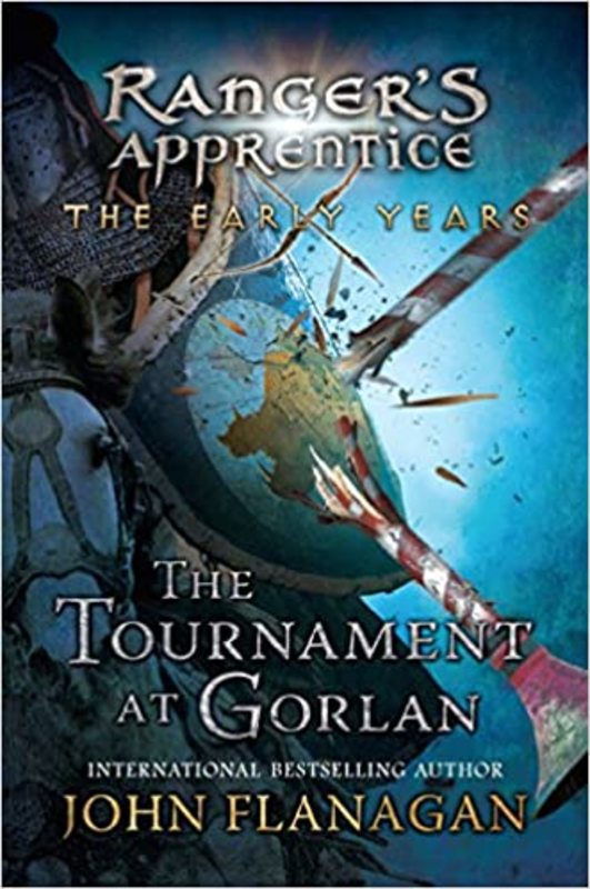 Book cover for "The Tournament at Gorlan" by John Flanagan