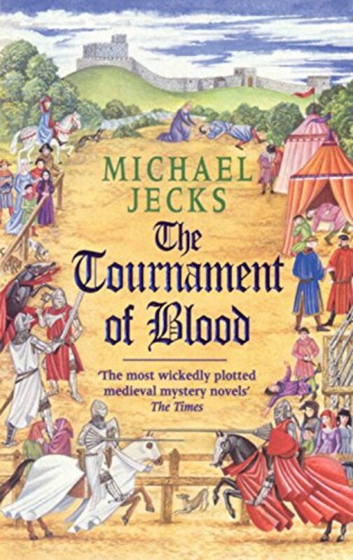 Book cover for "The Tournament of Blood" by Michael Jecks