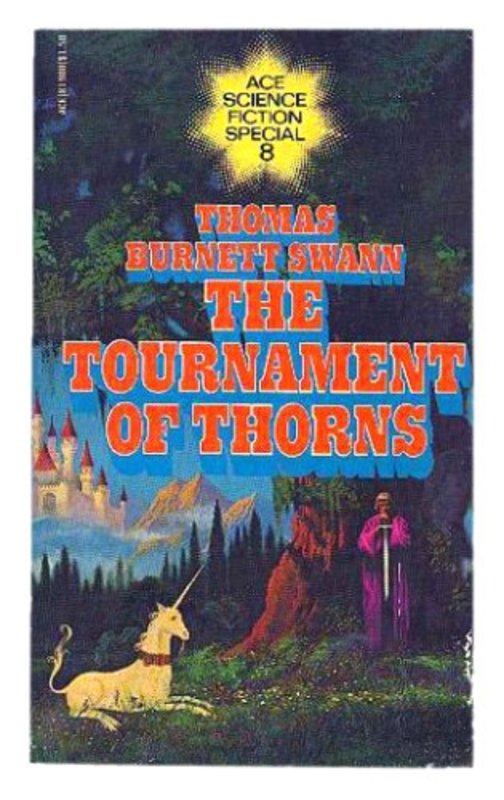 Book cover for "The Tournament of Thorns" by Thomas Burnett Swann