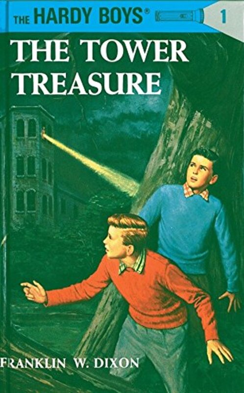 Book cover for "The Tower Treasure" by Franklin W Dixon