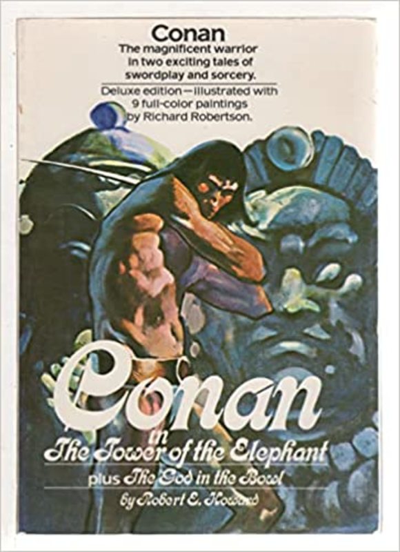 Book cover for "The Tower of the Elephant" by Robert E Howard