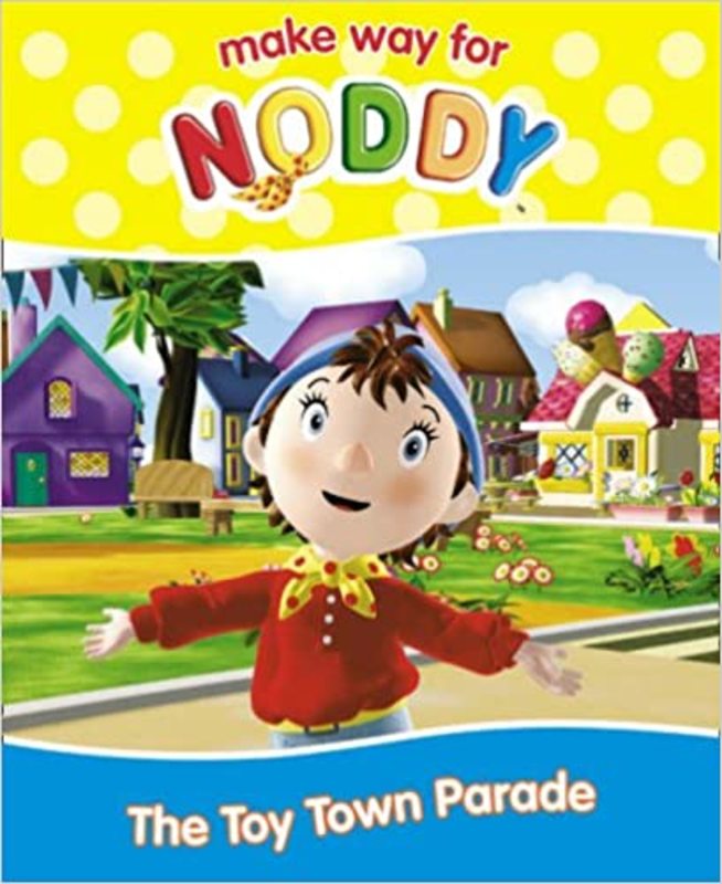 Book cover for "The Toy Town Parade" by Enid Blyton