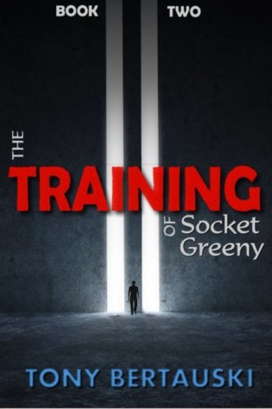 Book cover for "The Training of Socket Greeny" by Tony Bertauski