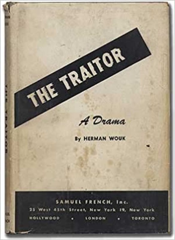 Book cover for "The Traitor" by Herman Wouk