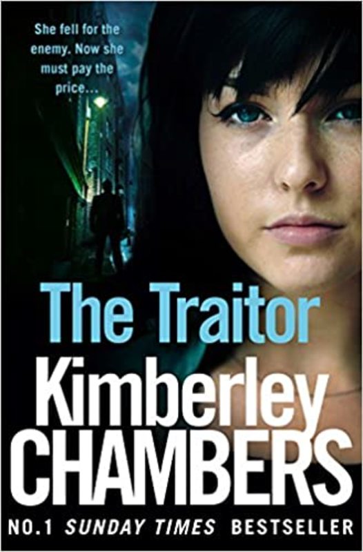 Book cover for "The Traitor" by Kimberley Chambers