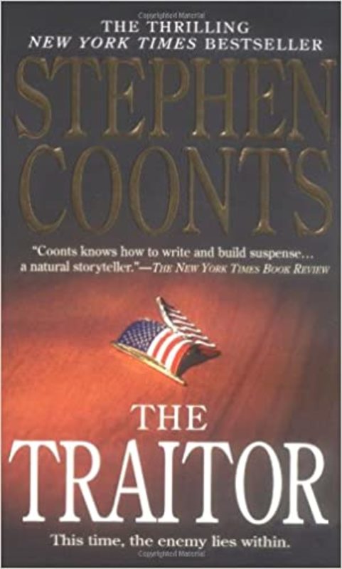 Book cover for "The Traitor" by Stephen Coonts