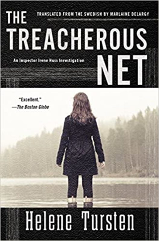 Book cover for "The Treacherous Net" by Helene Tursten