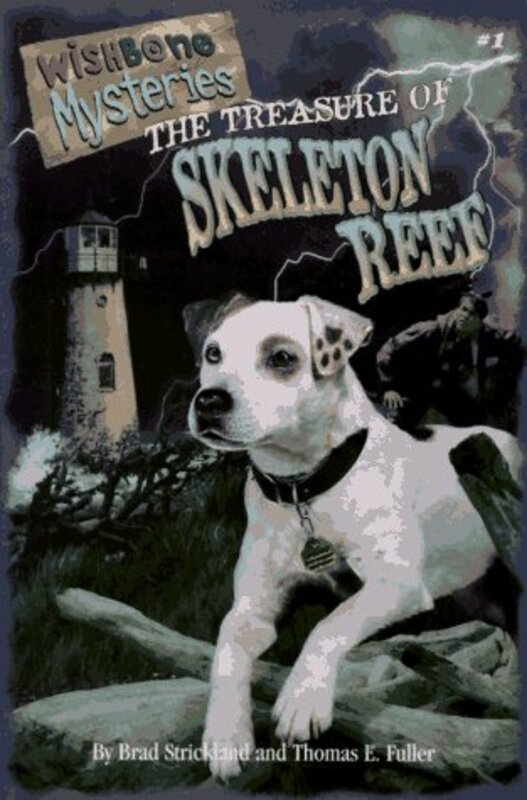 Book cover for "The Treasure of Skeleton Reef" by Brad Strickland