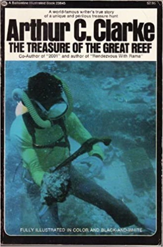 Book cover for "The Treasure of the Great Reef" by Arthur C. Clarke