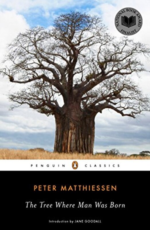 Book cover for "The Tree Where Man Was Born" by Peter Matthiessen
