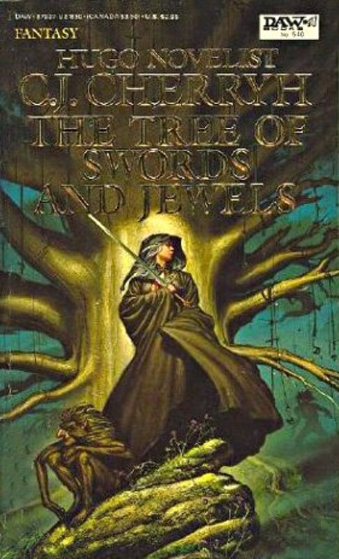 Book cover for "The Tree of Swords and Jewels" by CJ Cherryh