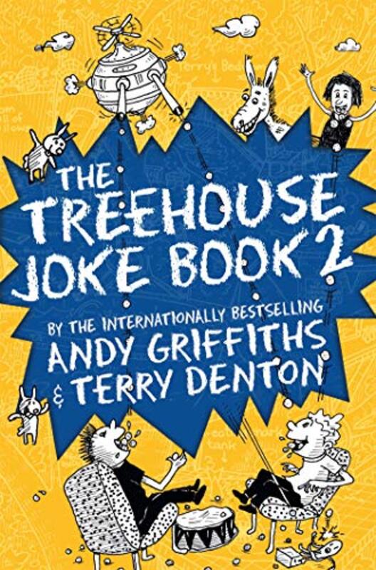 Book cover for "The Treehouse Joke Book 2" by Andy Griffiths