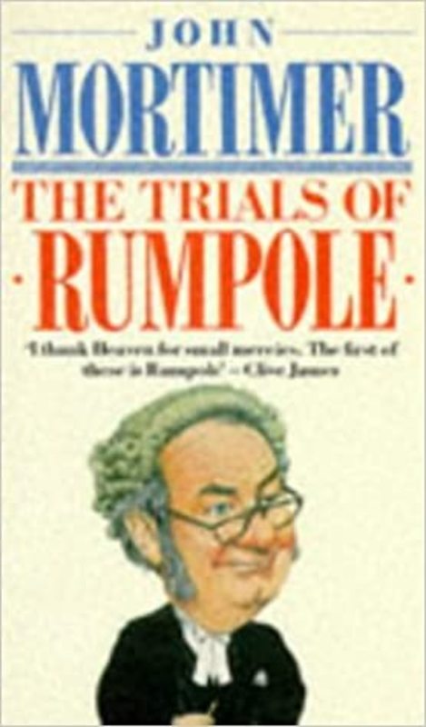 Book cover for "The Trials of Rumpole" by John Mortimer