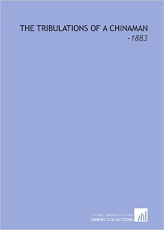 Book cover for "The Tribulations of a Chinaman" by Jules Verne